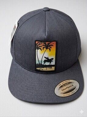 Raw Elements Mike Fields Paniola Surfer Snapback Hat-Grey(O5.26.401)